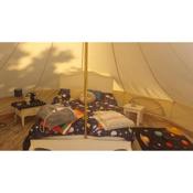 Stargazer bell tent secret garden glamping